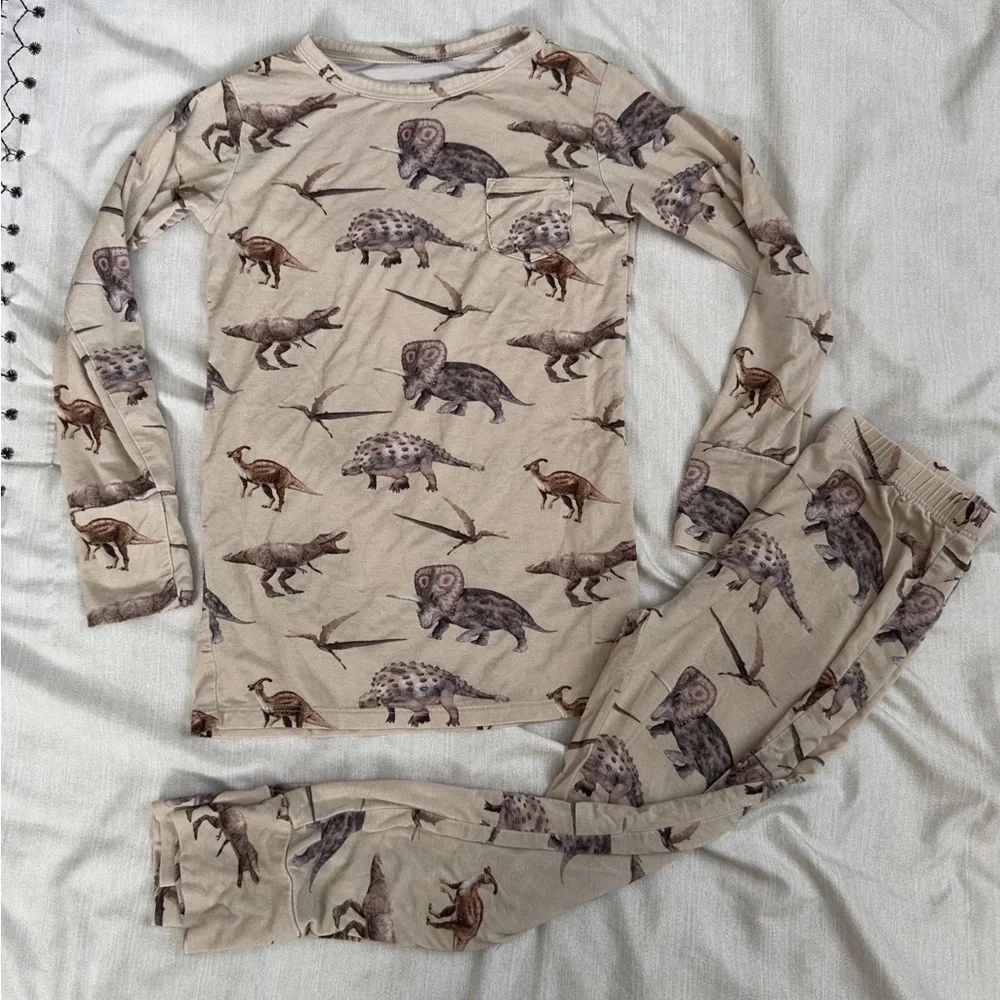 Posh Peanut Dino Pajamas - Picture 1 of 4